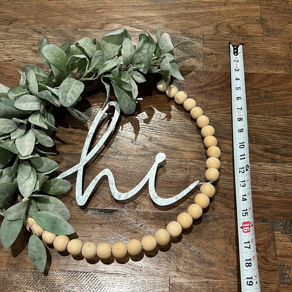 “Hi” Door Wreath- Super cute! - Picture 3 of 6